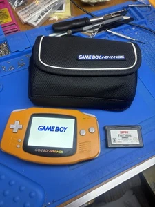 Spice Orange Retroiluminado IPS Nintendo Gameboy Advance Lente de Vidrio GBA NES Carrito Bolsa - Imagen 1 de 4