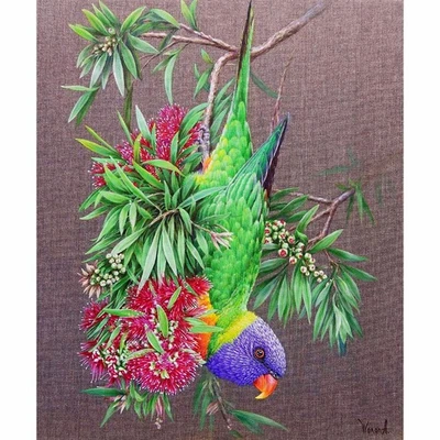 Anastasia Woron "¡Soy muy guapo!" – Óleo Original Firmado 46x38 cm (2023) - Imagen 1 de 4