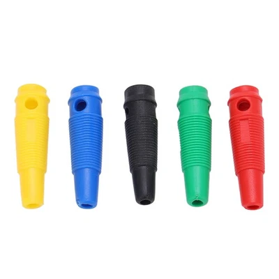 10Pack 4mm 7 Pin Banana Plug 1000V 32A Stackable Banana Plug Male Connector With - Image 1 of 4