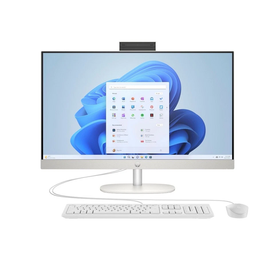 HP All-in-One 27-cr2170ng, weiß, Core Ultra 7 255U, 32GB RAM, 1TB SSD #NO555 - Bild 1 von 4