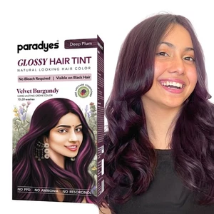 Paradyes Glossy Hair Tint, Velvet Burgundy Color 160gm - Picture 1 of 8