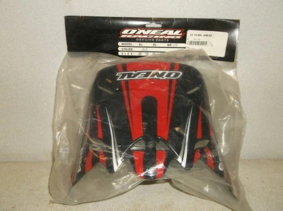 Visera de repuesto roja y negra para cascos O'Neal WF694 - ¡¡NUEVA!!! Foto 1 de 4