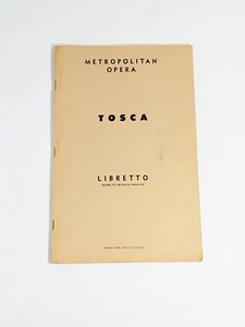 Música del programa Tosca de la Ópera Metropolitana 1964 - Imagen 1 de 4
