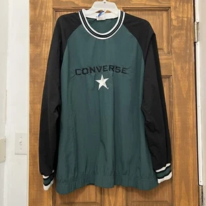 Vintage Converse All Star USA Nylon Pullover Windbreaker Jacket Sz XL - Picture 1 of 12