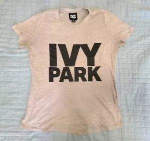 IVY PARK Beyonce T-Shirt Women's Med Gray Ivy Park Top Small - Picture 1 of 8