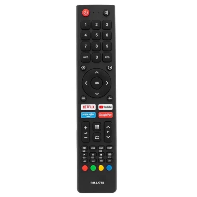 New HUAYU RM-L1718 Universal Remote Control For CHIQ AKAI CHANGHONG JVC OK TV - Image 1 of 4