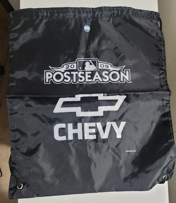 2009 World Series MLB Postseason Backpack SGA Chevrolet Yankees Phillies - Image 1 of 4