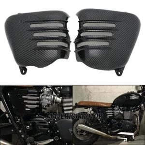 Battery Side Cover For Bonneville T100 SE ACE Thruxton 900 Scrambler 2001-2015 - Picture 1 of 10