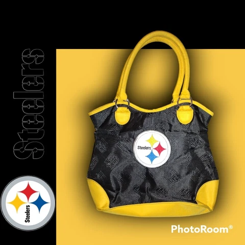 Pittsburgh Steelers Womens Medium Sized Handbag  15" X 12" Pocketbook Purse Tote Cover