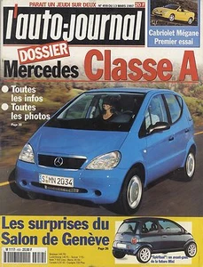 L'AUTO JOURNAL n°459 Mercedes Classe A, Renault Mégane, Citroën ZX, BMW Z3 - Bild 1 von 1