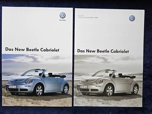 VW New Beetle Cabrio Cabriolet Prospekt, 6.2007 + Beilage "Technik  und Preise" - Picture 1 of 9