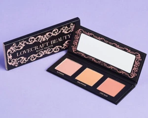 Lovecraft Beauty Blush Palette Trio Altheda Dauphine Oscalia Pink Brown Peach - Picture 1 of 12