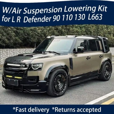 💥para Land Rover Defender 110 L663 Kit de Baje Varillas Ajustables Eslabones Ajustables Foto 1 de 4