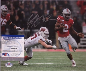 JK J.K. DOBBINS OHIO STATE BUCKEYES SIGNED AUTOGRAPH 8X10 PHOTO PSA/DNA COA - Picture 1 of 1