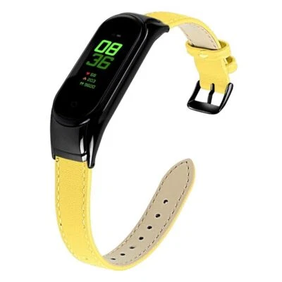 Flowers Leather Strap For Xiaomi Mi Band 6 5 4 3 Miband Smart Bracelet Watchband - Image 1 of 4