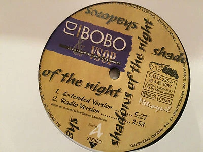 DJ BOBO - Schallplatte "Shadows of the Night" MX - Bild 1 von 2