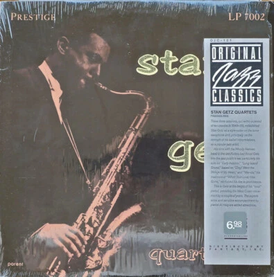Stan Getz - Stan Getz Quartets (LP, Comp, Mono, RE) (Very Good Plus (VG+)) - Image 1 of 4