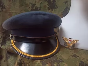 NOS!! JA Jugoslawische Luftwaffe Schirmmütze - Jugoslav AF - RViPVO Offizier Schirmmütze - Bild 1 von 8