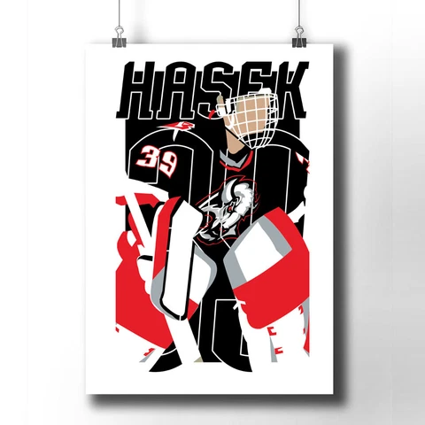 DOMINIK HASEK minimalism art print/poster BUFFALO SABRES FREE S&H! Cover