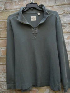TOMMY BAHAMA  XL Mens Gary cotton 1/4 Zip Pullover shirt - Picture 1 of 7