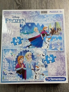 Eiskönigin Frozen Puzzle 2x60 Clementoni NEU in Folie - Bild 1 von 1