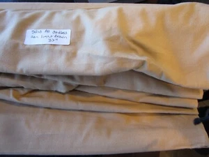 Pottery Barn Cotton Cordless Roman Blackout Shade 32 64 tan light brown New - Picture 1 of 1