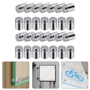 40 Pcs Advertising Screws Kit Nail Sign Stainless Steel - Picture 1 of 12