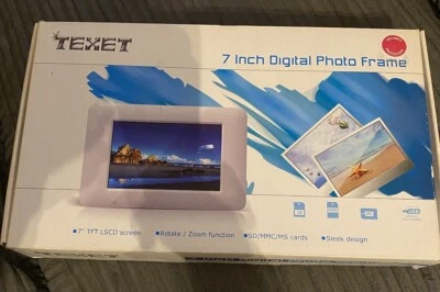 Texet 7” Inch Digital Photo Frame DPF710N - Image 1 of 4
