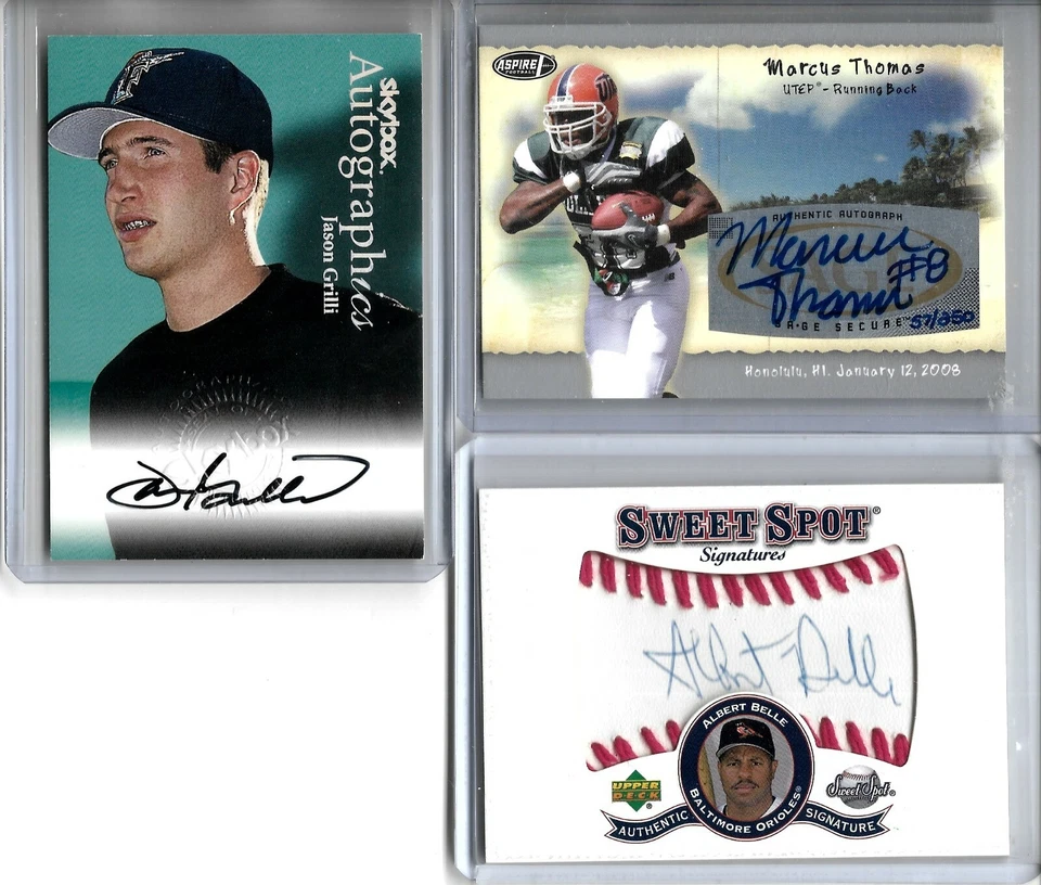 Jason Grilli Florida Marlins 1999 Fleer Skybox Rookie Auto No# - Image 1 of 1