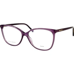 Jimmy Choo JC343 Womens Plastic Eyeglass Frame B3V Violet 53-14 Italy w Case - Picture 1 of 5