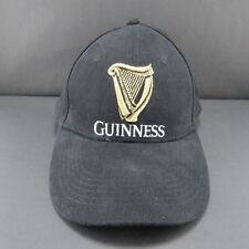 Guinness Beer Embroidered Logo Adjustable Hat, Black