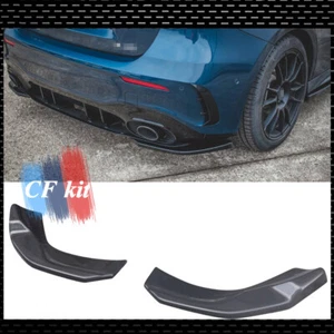 Carbon Fiber Rear Bumper Splitters Winglet Apron For M-Benz W177 A35 A45 M Style - Picture 1 of 11