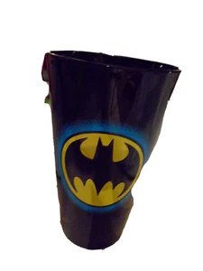 Batman Glass TM & DC Comics  Black 16 fl oz TUMBLER Collector's Cup Toonlabsink - Picture 1 of 4