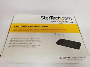 StarTech VS221HDQ 2-Port HDMI Auto Switch - 1080p (NIB) - Picture 1 of 3