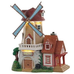 LEMAX 05637 - MOLINO DE PIEDRA ANTIGUO, CON ADAPTADOR 4.5V Cosecha Cruce - NUEVO - Imagen 1 de 1