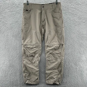 Kuhl Pants Mens 36x32 Brown Hiking Zip Off Outdoor Liberator Convertible Pants - Picture 1 of 14