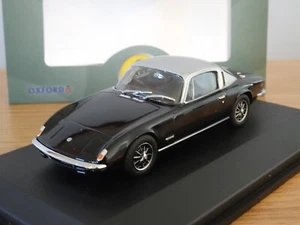 OXFORD DIECAST LOTUS ELAN +2 MODELO DE COCHE NEGRO Y PLATEADO LE004 1:43 - Imagen 1 de 3