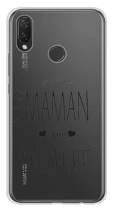 Coque en silicone imprimée compatible Huawei P Smart Plus Maman qui déchire - Picture 1 of 3