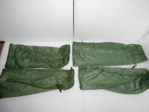 4 x STUFF SACKS Genuine British Army Green Microfibre Fleece Towels bags - Picture 1 of 4