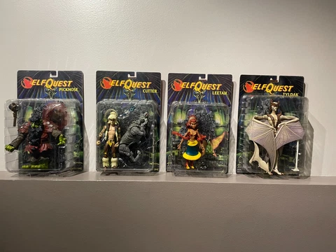 VINTAGE~100% COMPLETE~ART ASYLUM 2001~ELFQUEST SERIES 1 ACTION FIGURES! Cover