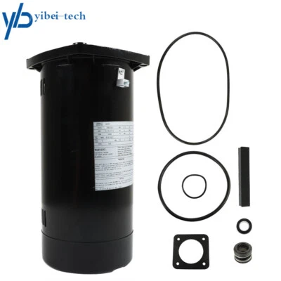 YIBEI-TECH EUSQ1152 USQ1152 1.5 HP 48Y Frame Square Flange Single Speed Swimming Pool Motor