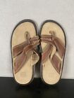 Doc Martens Sandals Mens 4 Brown Leather Criss Cross Slip On Chunky Slides Shoes