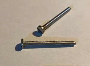 Tornillos de máquina ranurados de cabeza de encuadernación de 4-40 x 1-1/4", acero inoxidable - 85 piezas lote - Imagen 1 de 1