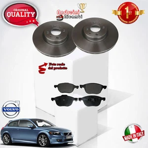 KIT 4 PASTIGLIE E 2 DISCHI ANTERIORI VOLVO C30 1.6 D 109CV DAL 2008 -> - Foto 1 di 4