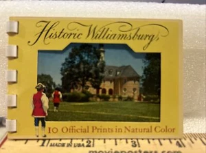 HISTORISCHES WILLIAMSBURG 10 OFFIZIELLE DRUCKE IN NATÜRLICHER FARBE BOOKLET VIRGINIA ✪ - Bild 1 von 4