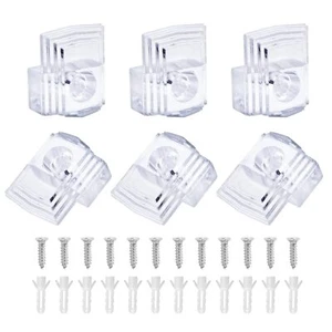 Jiozermi 30 Pcs Glass Window Retainer Clips Kit, Transparent Mirror Fixing Cl... - Picture 1 of 7