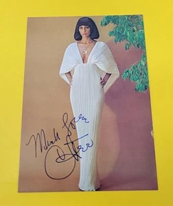 Vintage 1970s Cher Singer Actor Autographed Signed Photo Picture RARE NO COA  - Picture 1 of 10