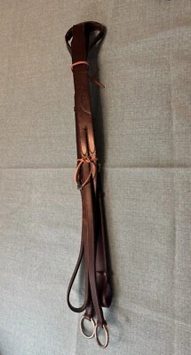 New Cob size No Brand Running Martingale Brown Leather - Image 1 of 4