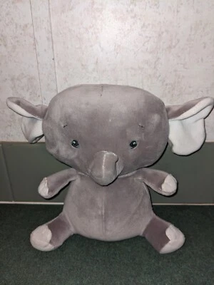 Baby Ganz Elephant Plush Jungle Cuddles Stuffed Animal Soft Gray 8" - Image 1 of 4