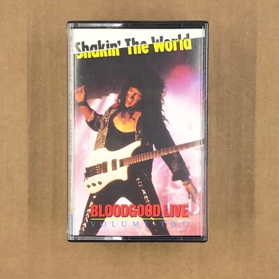 BLOODGOOD Cassette Tape Metal Glam SHAKIN THE WORLD LIVE INTENSE RECORDS - Image 1 of 4